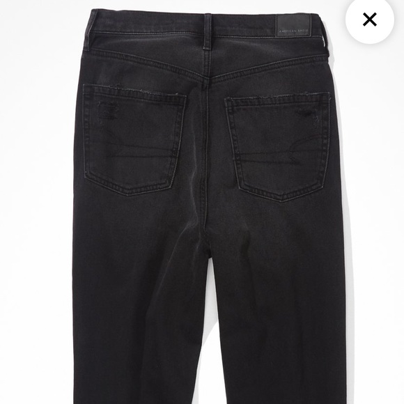 BNWT AE Black High Rise Boyfriend ‘90’s jeans - Picture 4 of 4